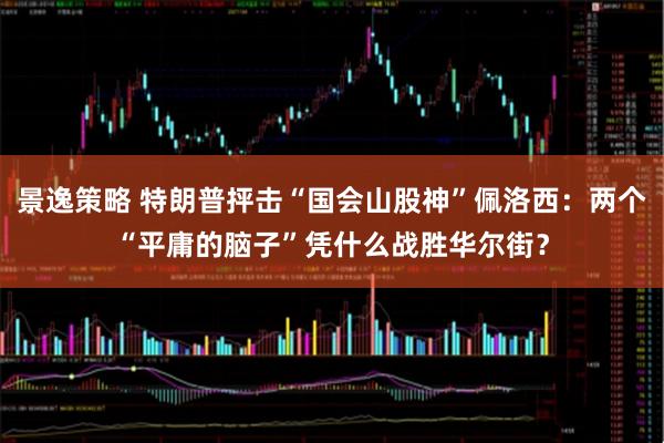 景逸策略 特朗普抨击“国会山股神”佩洛西：两个“平庸的脑子”凭什么战胜华尔街？