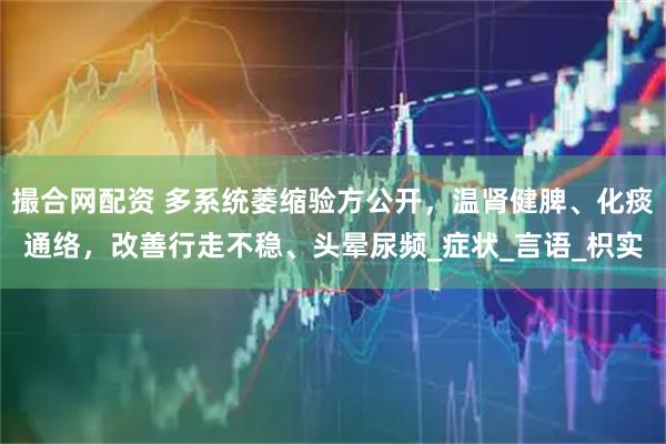 撮合网配资 多系统萎缩验方公开,温肾健脾、化痰通络,改善行走不稳、头晕尿频_症状_言语_枳实